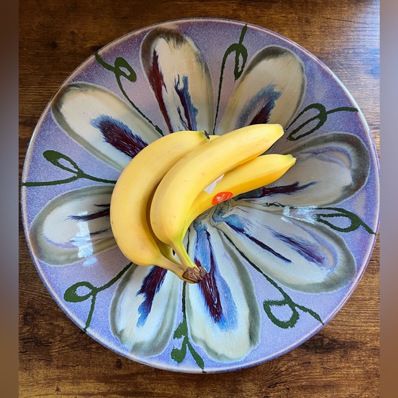 NEW handmade ceramic fruit bowl / platter - Picture 1 of 3